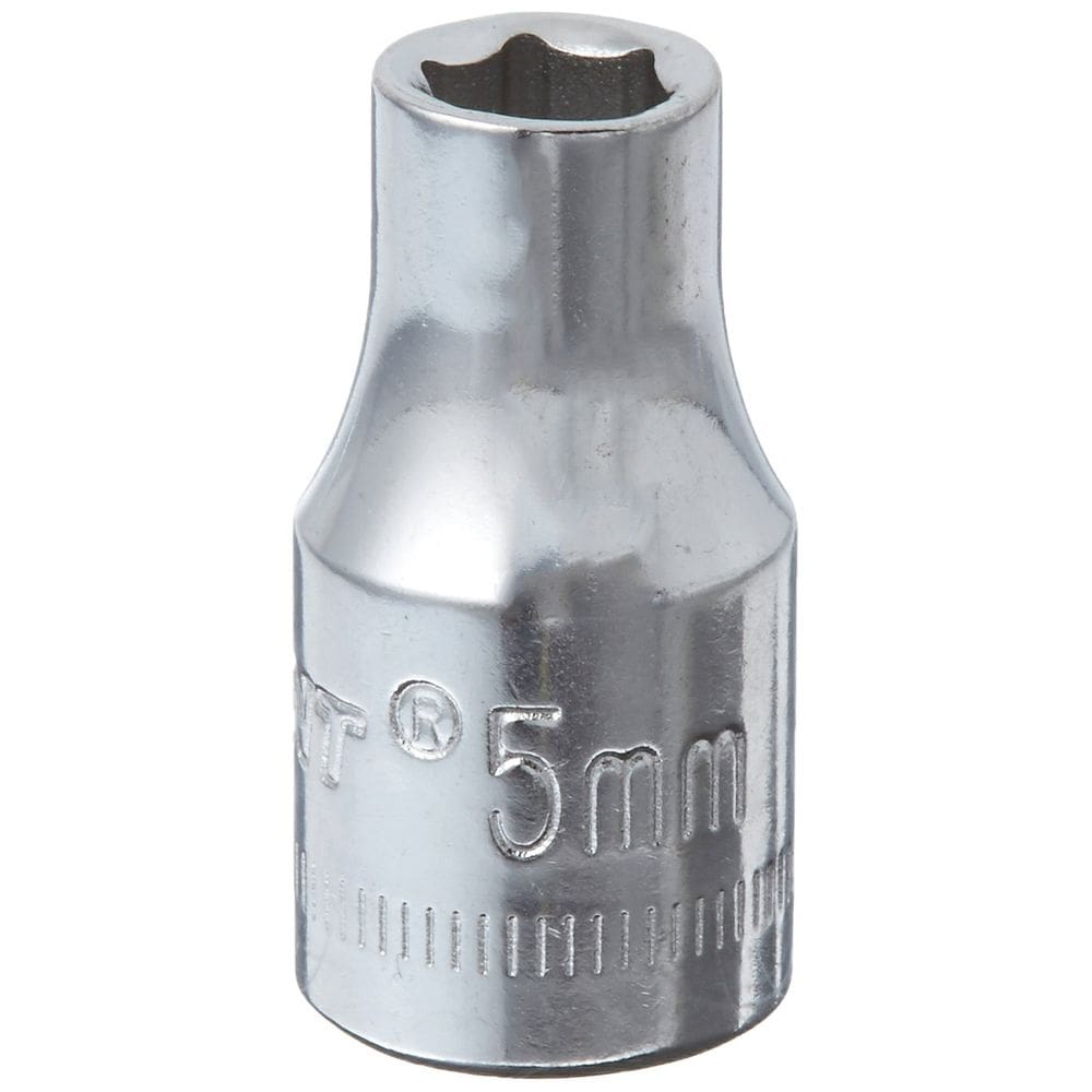 Soquete Crescent de 5 mm 1/4”, unidade métrica de 6 pontos