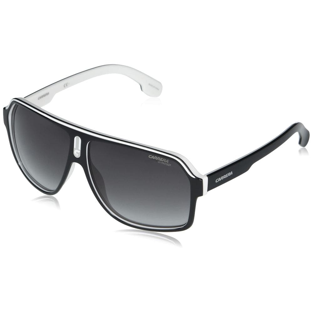Óculos de sol Carrera 1001/S Retangulares Preto/Cinza 62mm