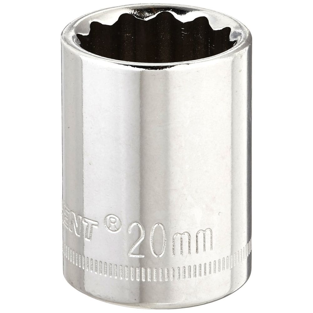 Soquete Crescent 1/2” Drive 12 pontos métrico de 20 mm