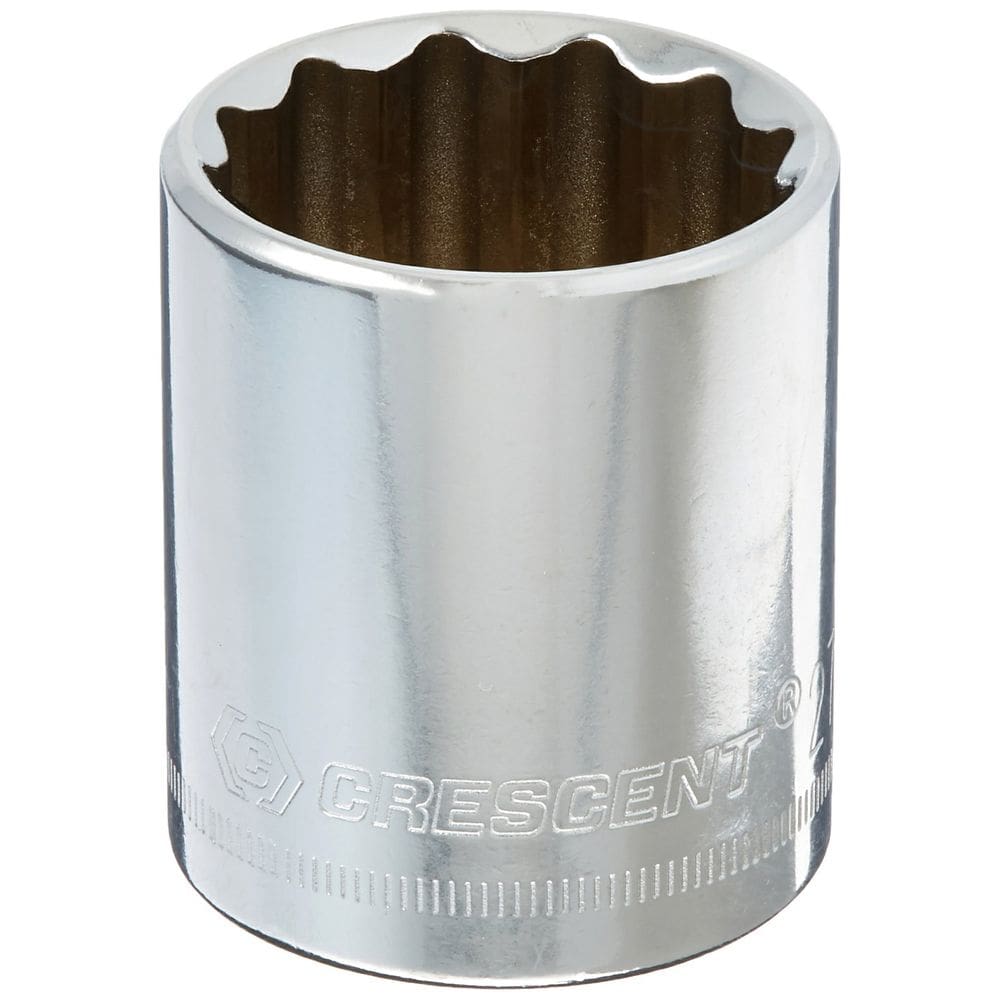 Soquete Crescent CDS87N 27 mm 1/2”, unidade métrica de 12 pontos