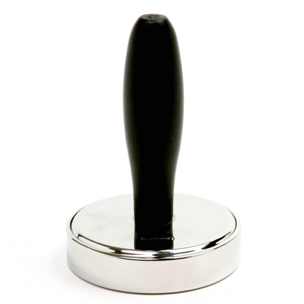 Picador de carne Norpro Grip-EZ em aço inoxidável preto/prata