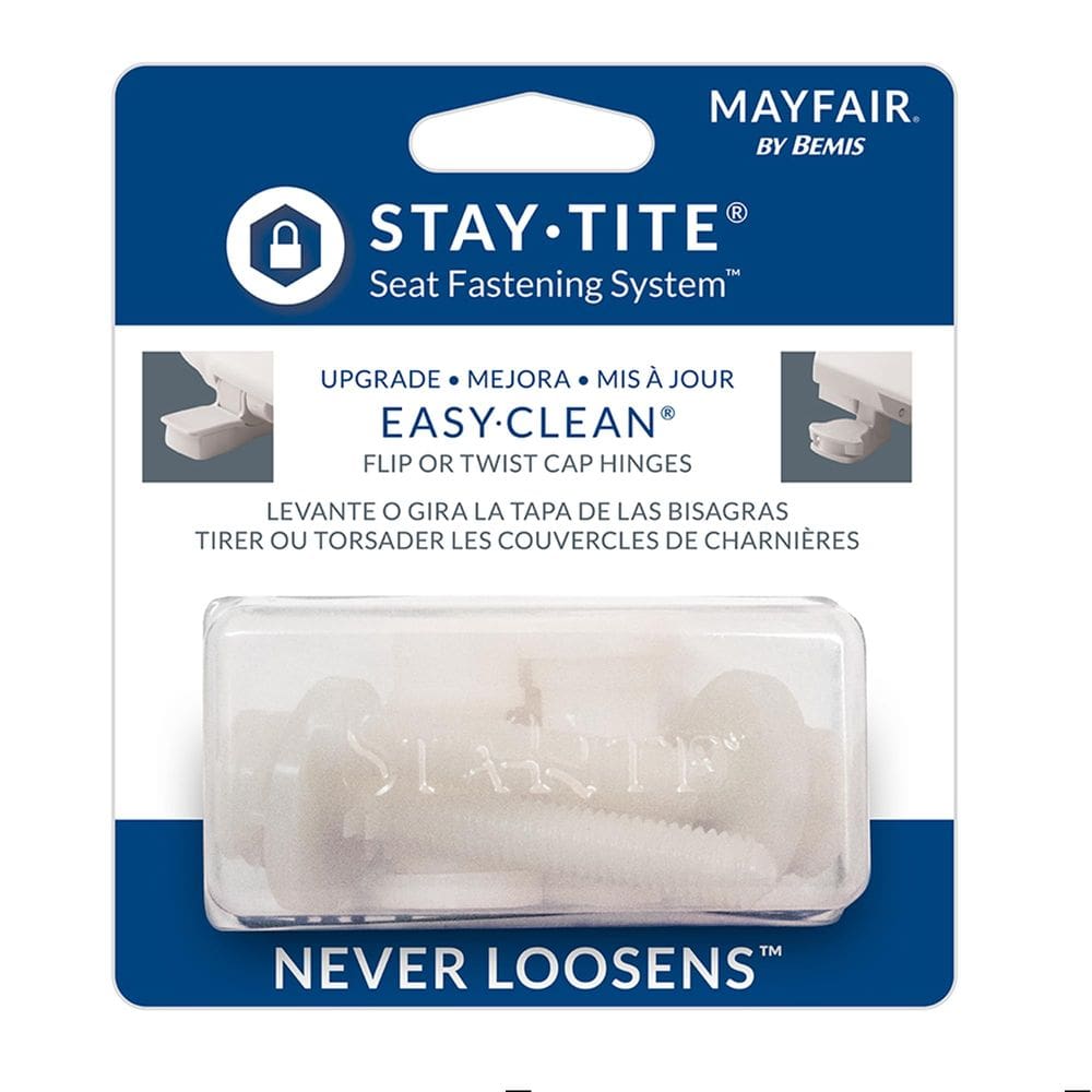 Kit de fixação de assento sanitário Mayfair Stay·Tite Upgrade 1x6 cm