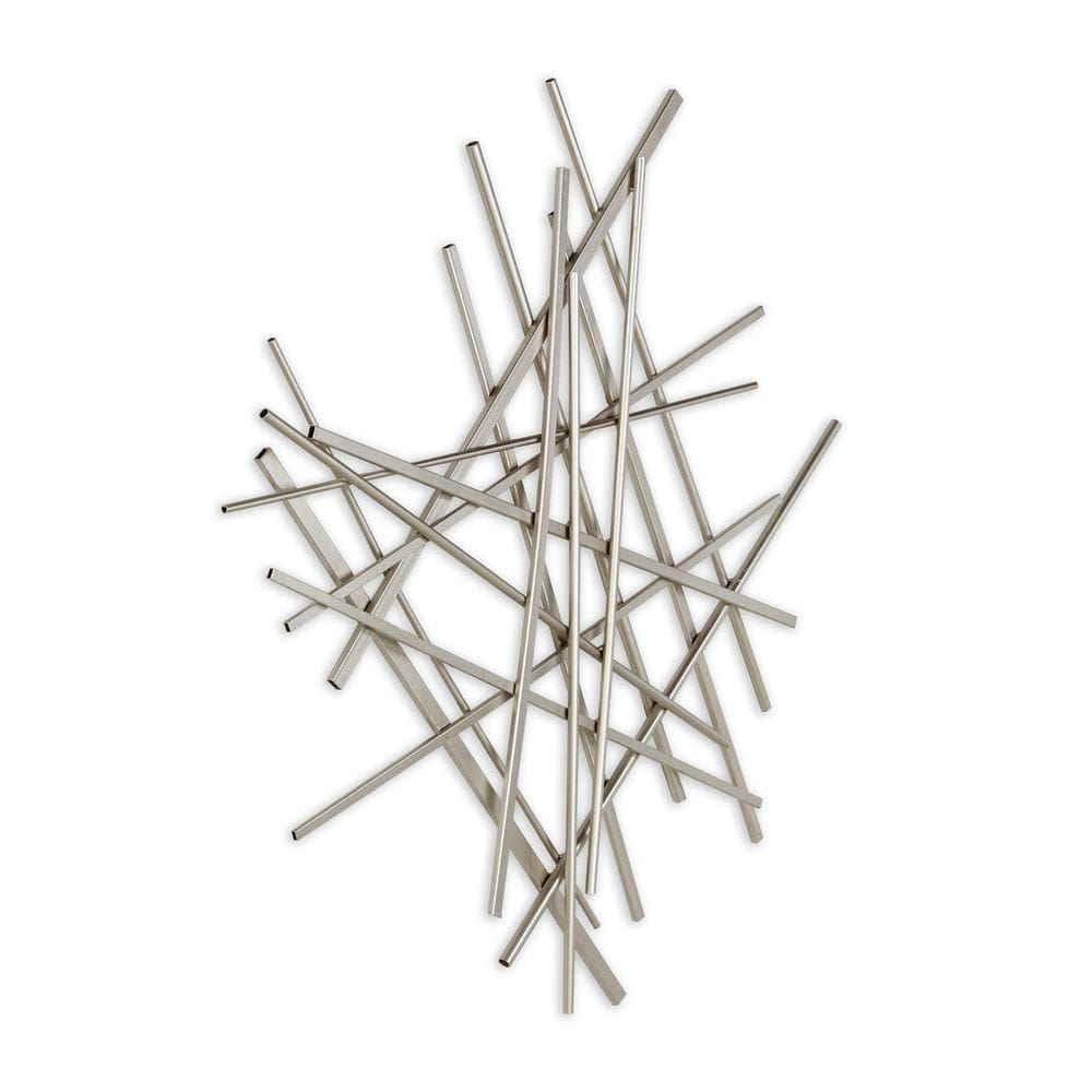 Decoração de parede Cheung`s Avalon Abstract Silver Bar and Panel