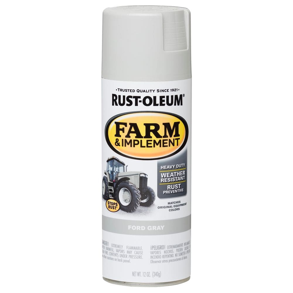 Tinta spray Rust-Oleum 280138 Farm & Implement Ford Grey 355ml