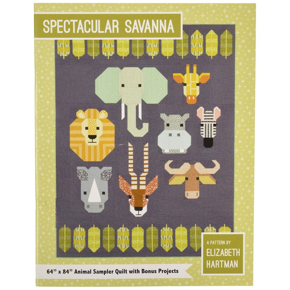 Padrão de colcha Elizabeth Hartman Spectacular Savanna