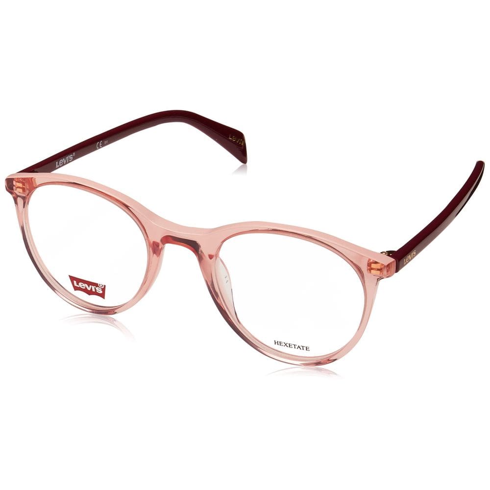 Armações de óculos prescritas Levi`s Lv 1005 unissex rosa