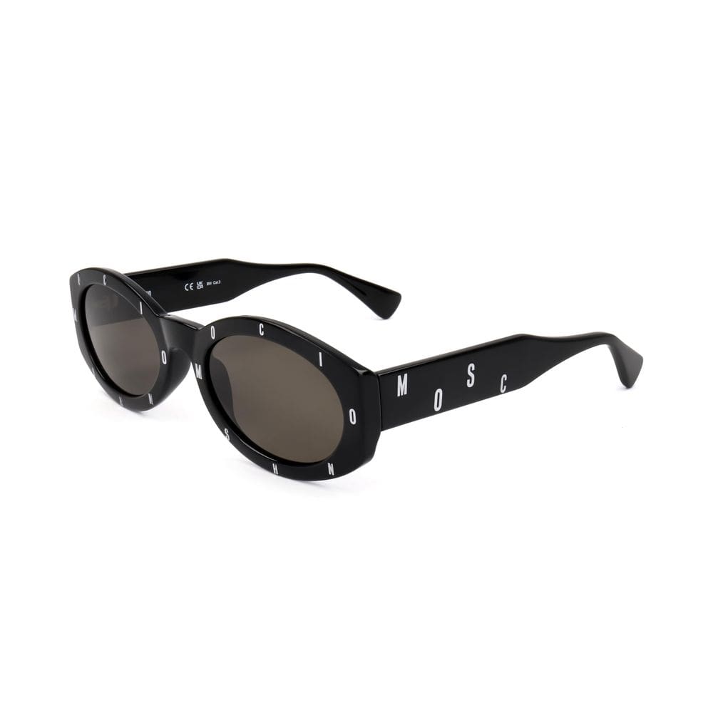 Óculos de sol Moschino MOS141/S preto/cinza escuro para mulheres