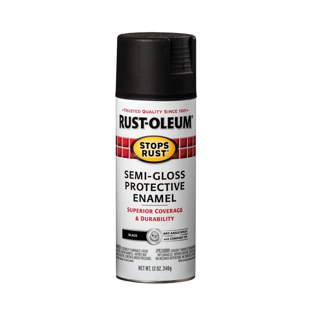 Tinta spray Rust-Oleum 7798830 preta semibrilhante 340ml
