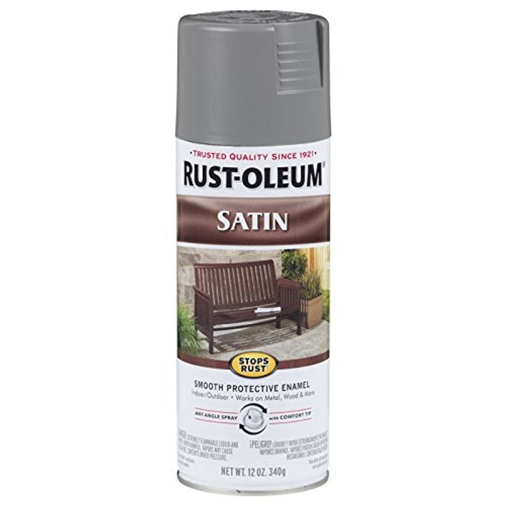 Tinta spray Rust-Oleum Satin Castle Grey