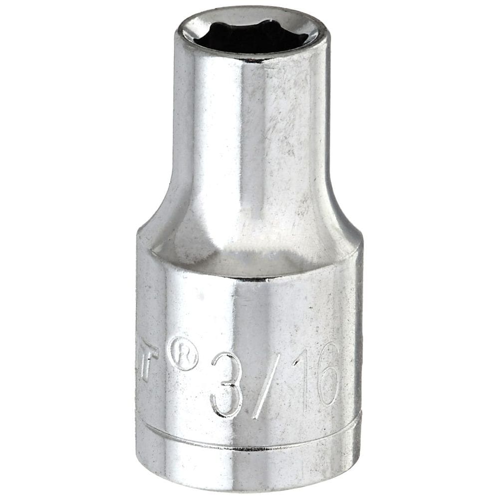 Soquete Crescent 1/4 Drive 6 pontos padrão SAE 3/16 - CDS1N