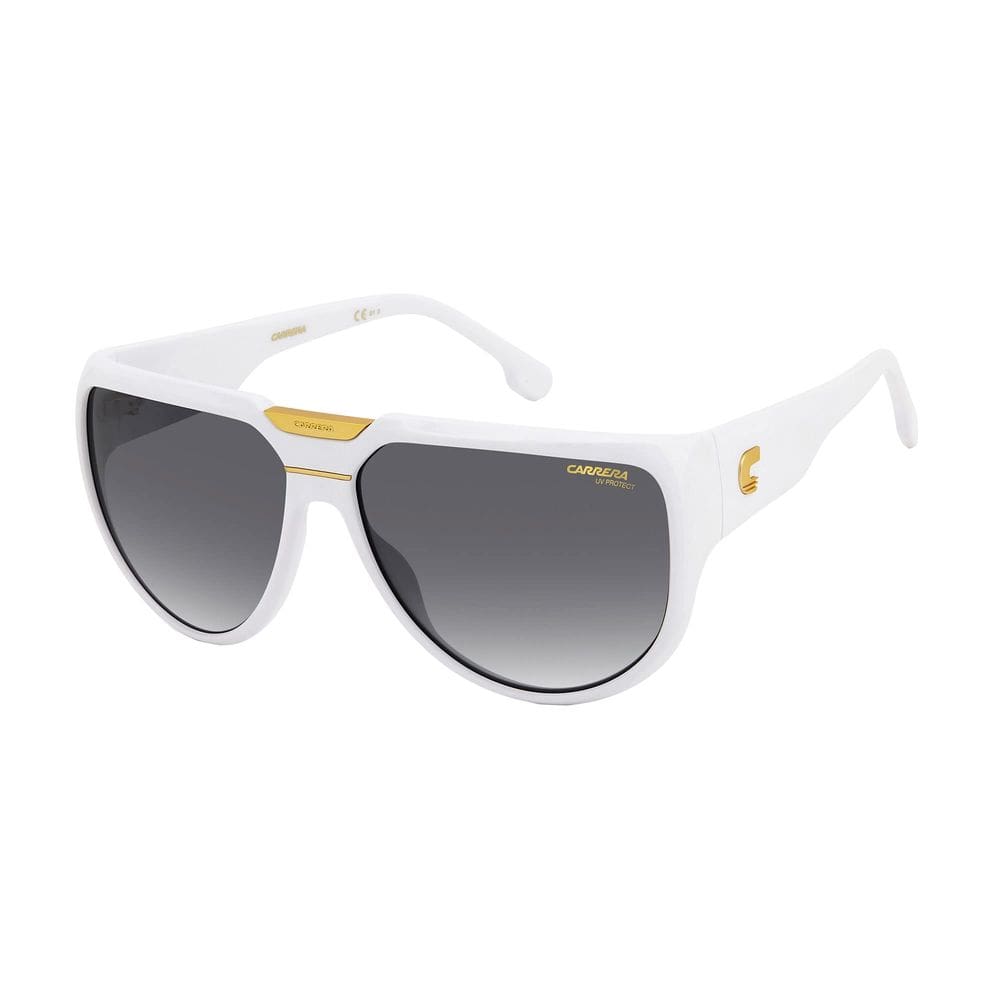 Óculos de sol Carrera FLAGLAB 13 branco/cinza sombreados 62 mm unissex