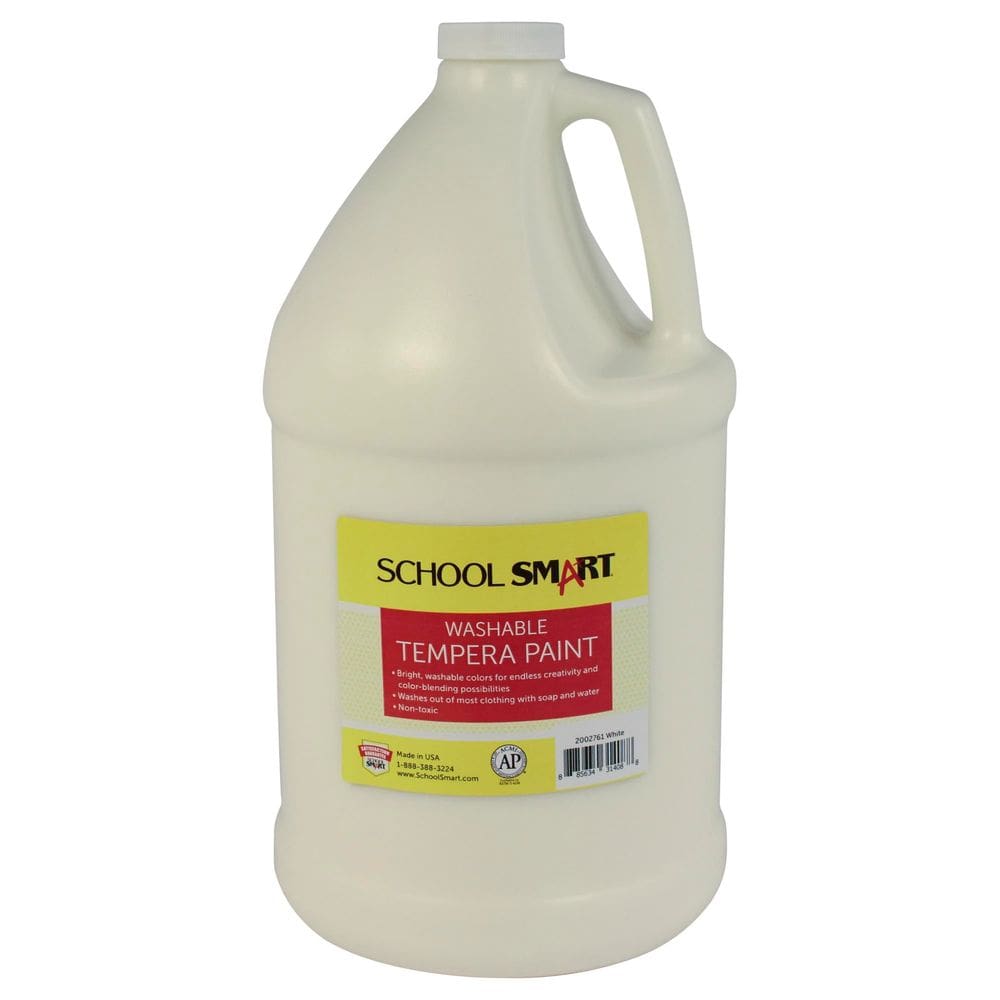 Garrafa Paint School Smart Lavável Têmpera White de 3,78 L