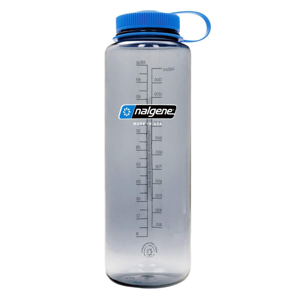 Garrafa de água Nalgene Sustain Tritan sem BPA 1,4 L cinza