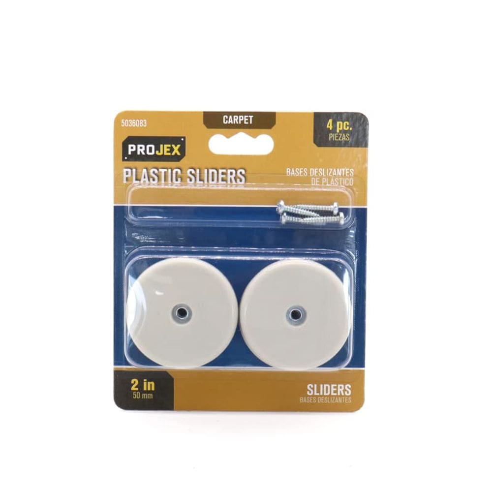 Cadeira Glide PROJEX de plástico prego de 3 cm, pacote com 4