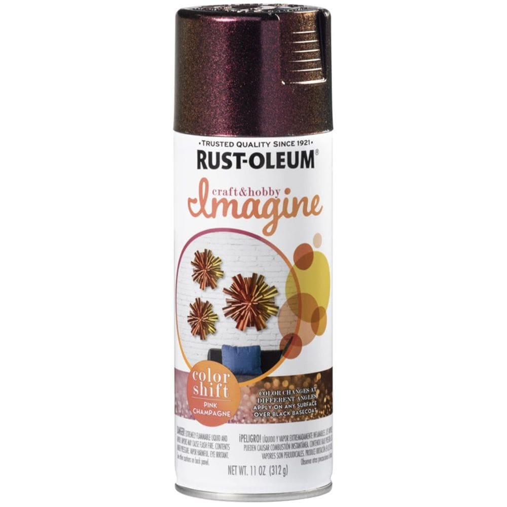 Tinta em spray Rust-Oleum Imagine Color Shift rosa champanhe 325 ml