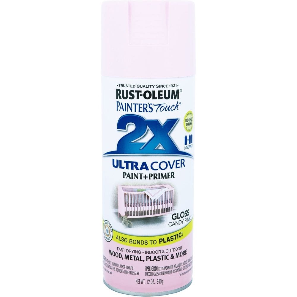 Conjunto 6 de tinta spray Painter`s Touch 2X Gloss Candy Pink 340 ml