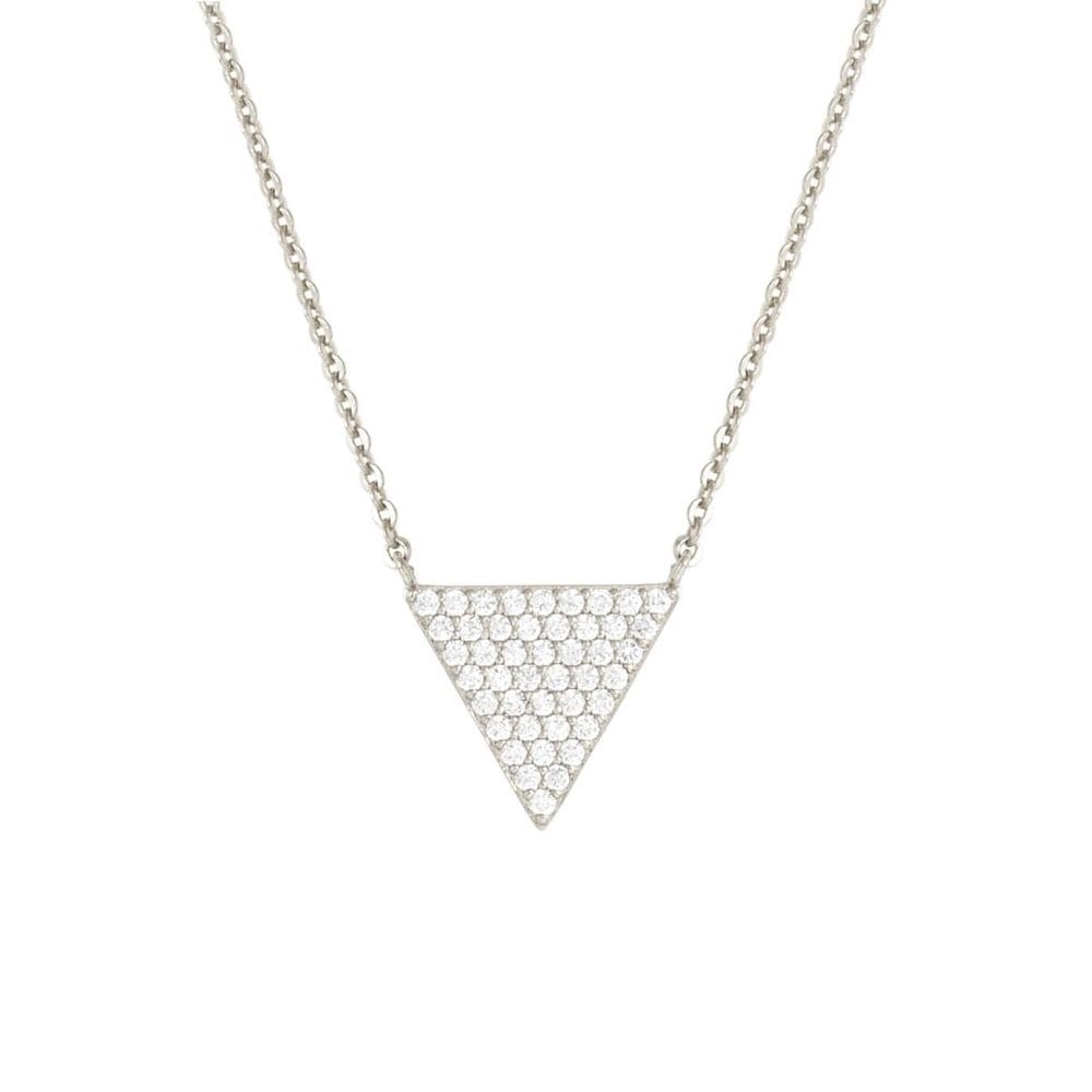 Colar ELEGANT CONFETTI Venice banhado a ouro branco 18k