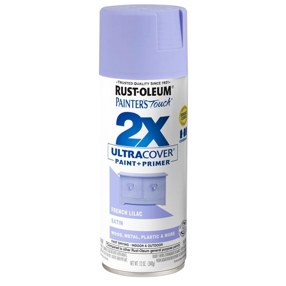 Tinta spray Rust-Oleum 334068 Lilás francês acetinado 340g