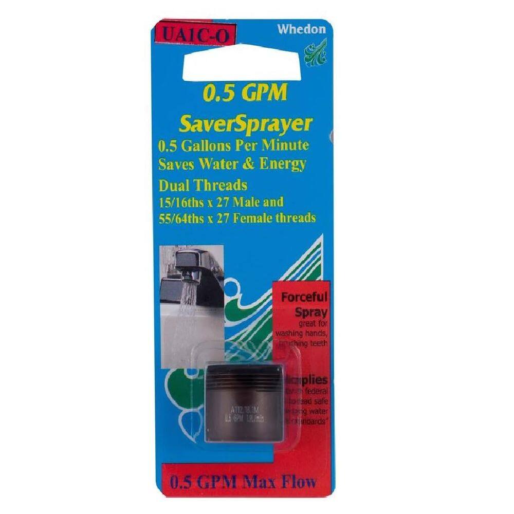 Aerador de torneira de pulverização Whedon Savers Dual Thread Bronze 0,5 GPM