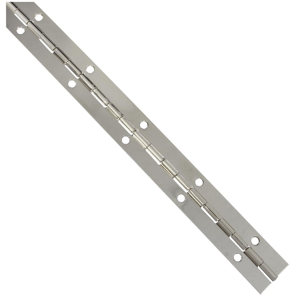 Dobradiça contínua National Hardware N265-371 Níquel 2,7x30cm