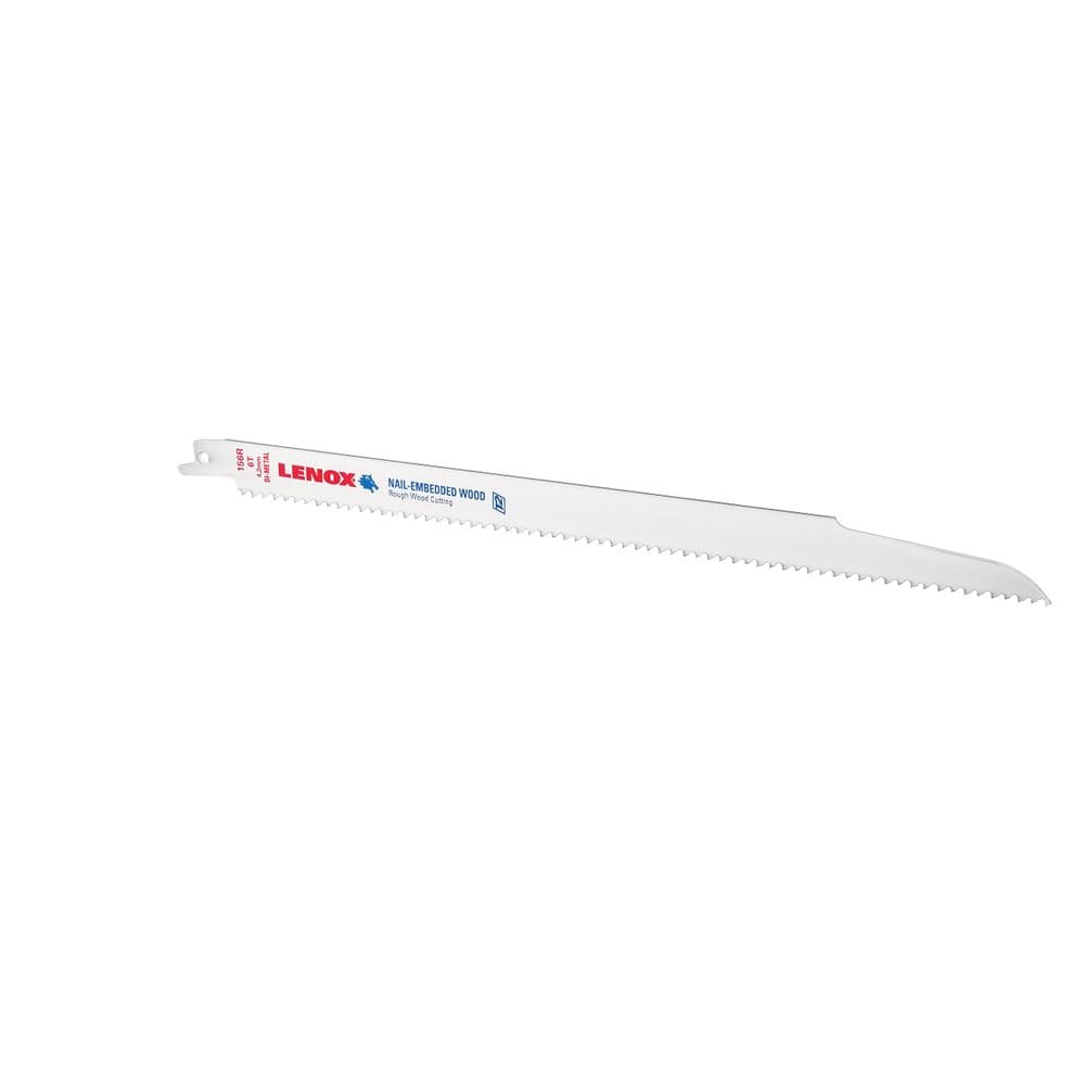 Lâmina de serra Lenox 30 cm 6TPI bimetálica, pacote com 25, multicolorida