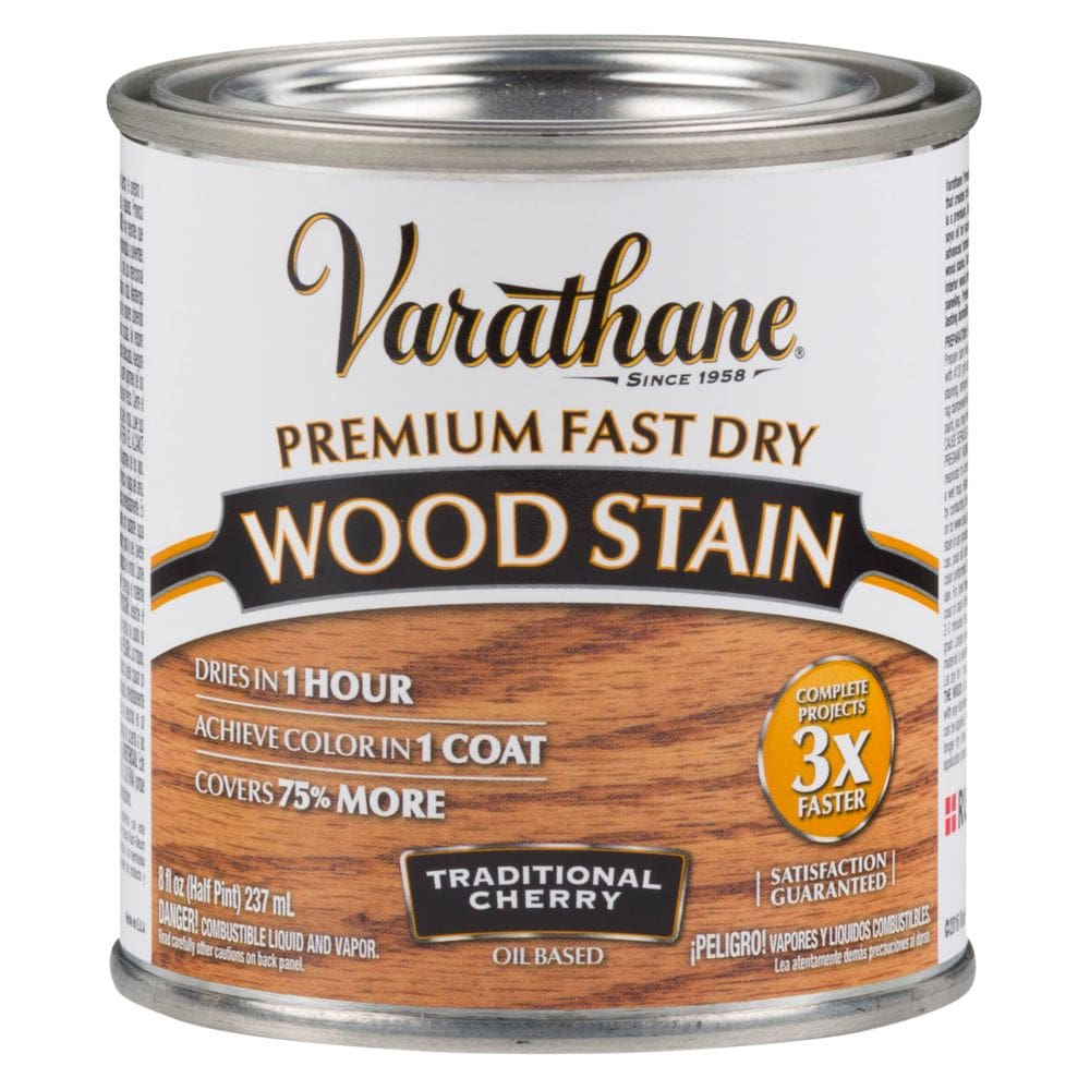 Tinta para madeira Varathane Premium Fast Dry Traditional Cherry 237ml