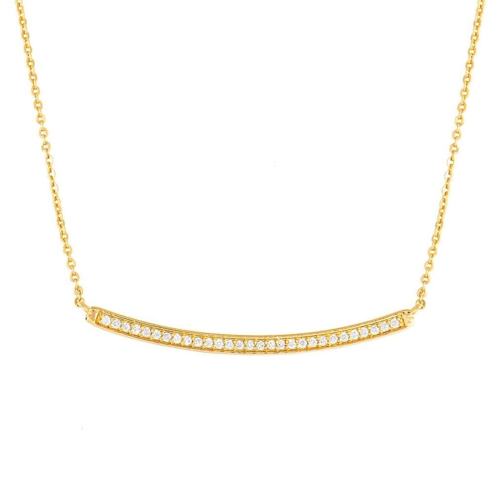 Colar ELEGANT CONFETTI Sophia banhado a ouro amarelo 18k