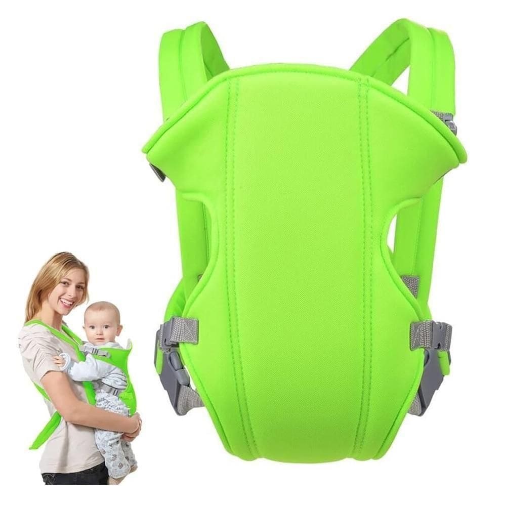 Canguru Classic Sling Carregador Mamãe Bebê Passear Mochila Ergonômica 3 Em 1 Ajustável Verde