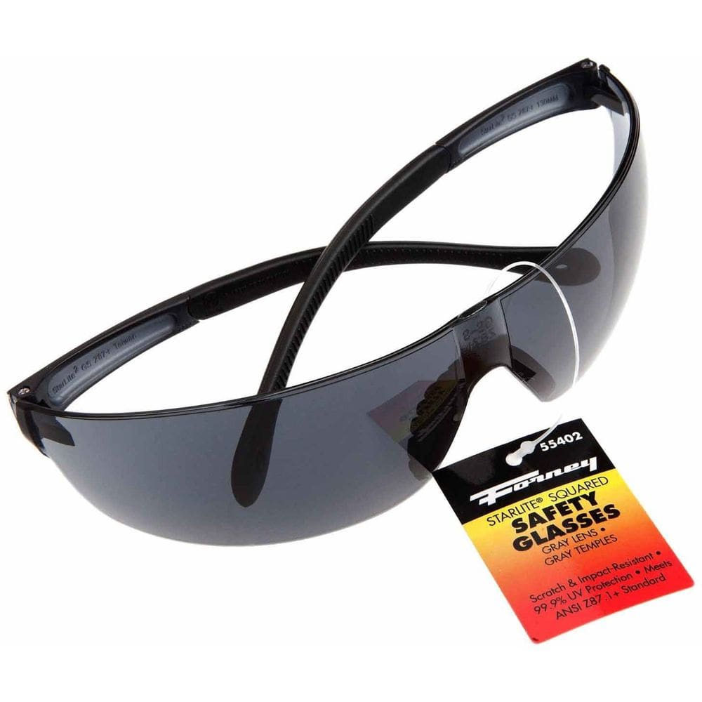 Óculos de segurança Forney 55402 Grey Squared Lens