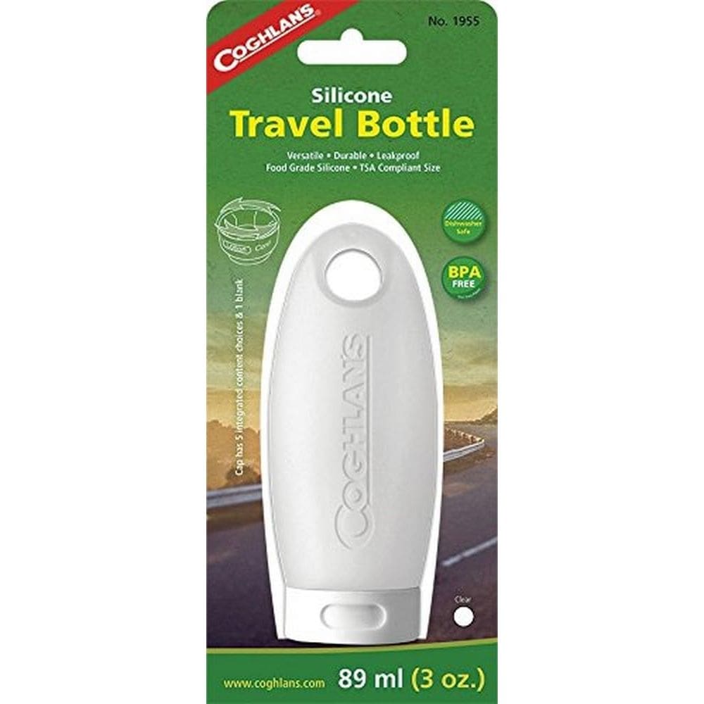 Frascos de Viaje de Silicona Coghlan`s Aprobados por la TSA de 89 ml a Prueba de Fugas