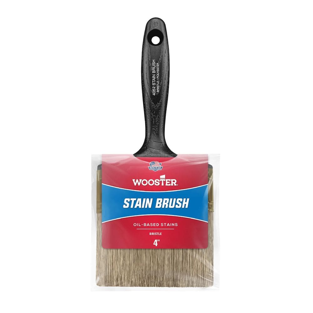 Pincel Wooster 4052-4 10cm Oil Stain White Bristle