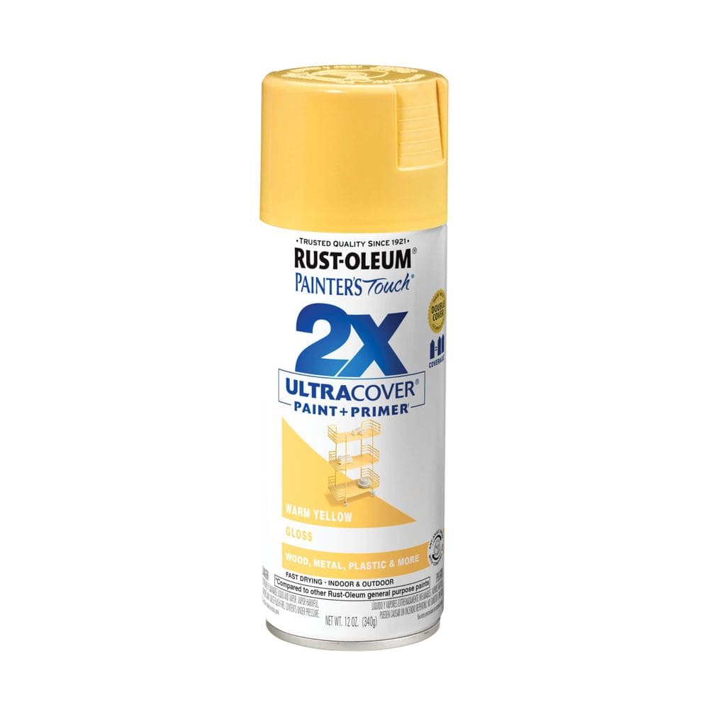 Tinta spray Rust-Oleum 249091 340ml Amarelo Quente Brilhante