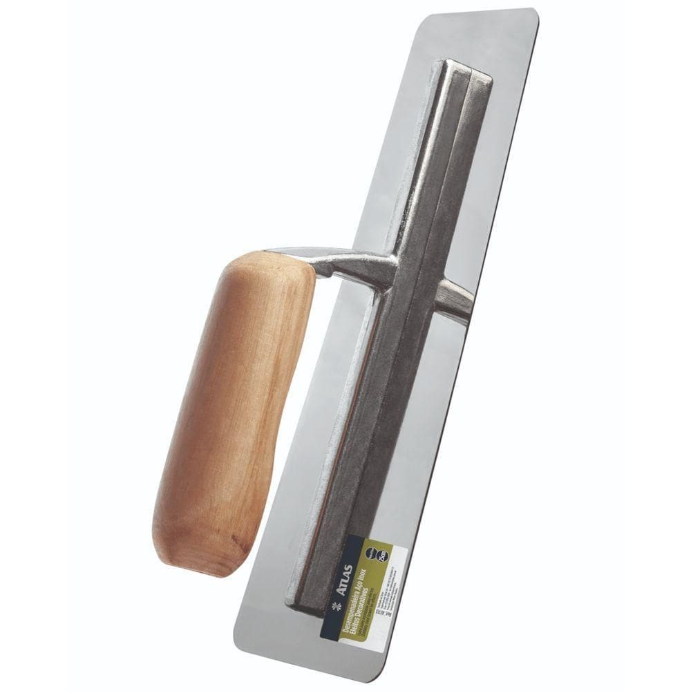 Desempenadeira De Aço Inox Para Efeitos Com Cabo De Madeira - At113 - Pinceis Atlas