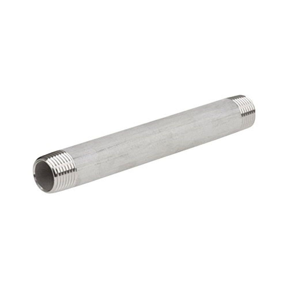 Bico de aço inoxidável Smith-Cooper 1,5 cm MPT x 15 cm L