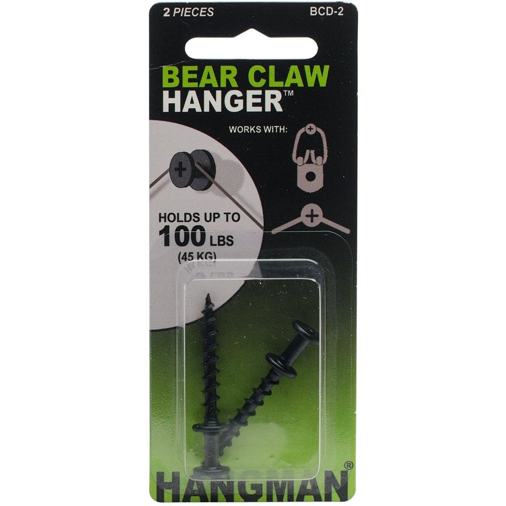 Cabide para fotos Hangman BCD-2 Bear Claw, 3,2 cm, preto, pacote com 2 unidades