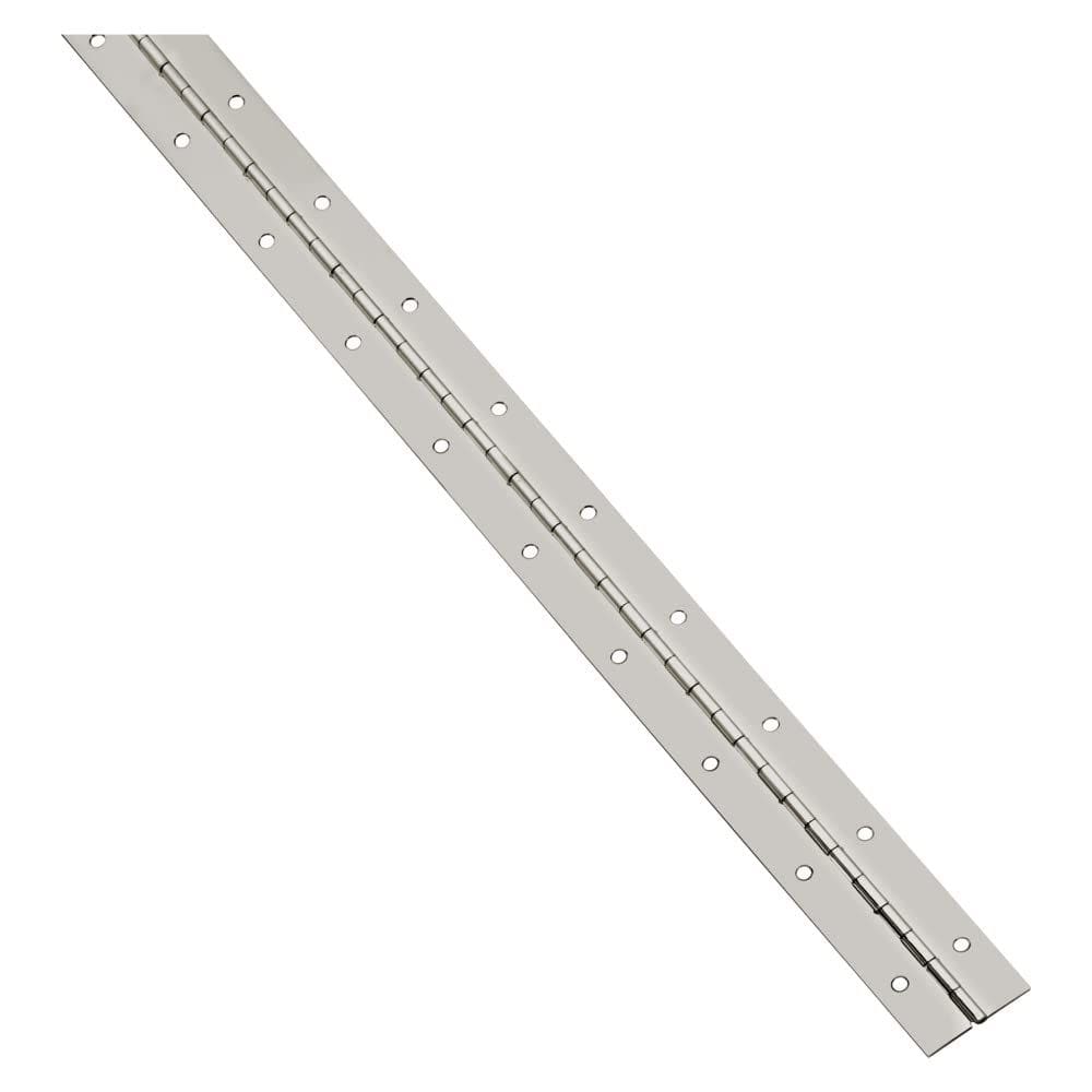 Dobradiça contínua National Hardware N148-221 Níquel 2,7x76 cm
