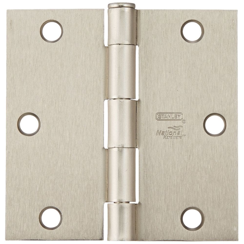 Dobradiça de porta National Hardware N830-248 8,9 cm de níquel acetinado