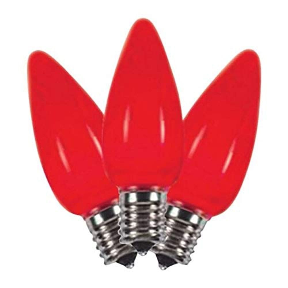 Luzes de Natal LED Overstock C9 SMD Red, conjunto de 25