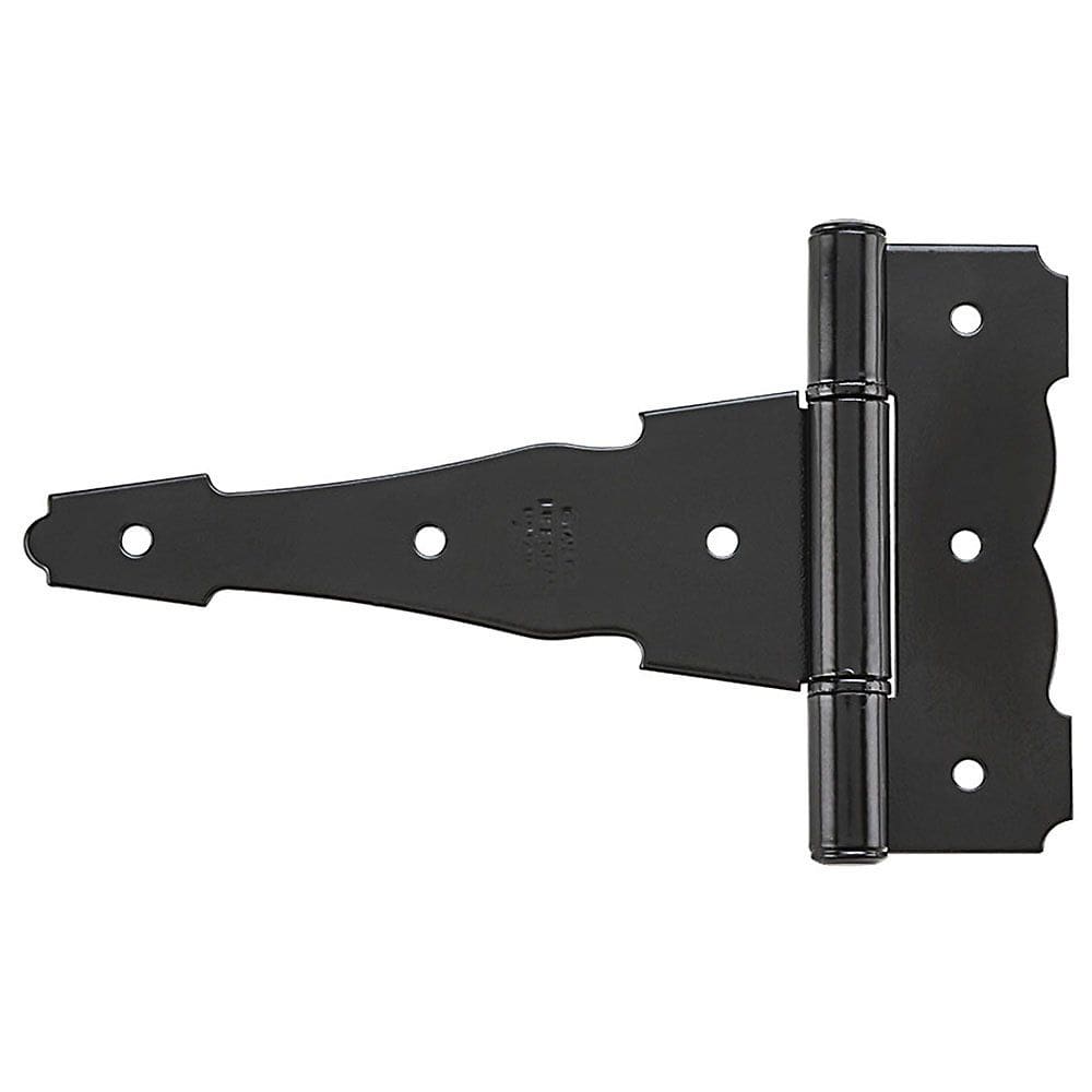 Dobradiça National Hardware N109-042 SPB841 Ornamental T 15cm preta