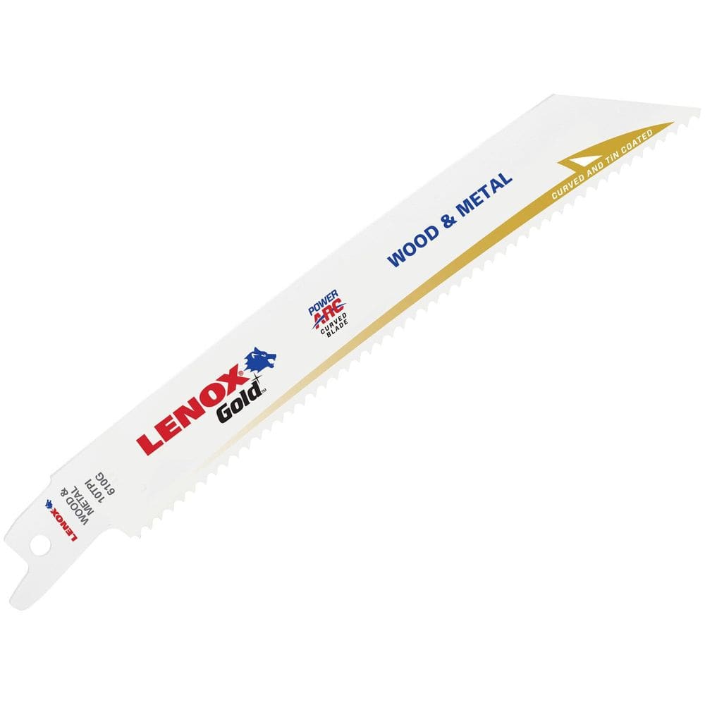 Lâmina de serra Lenox 21064610GR Gold Power Arc 15 cm, pacote com 10 TPI, pacote com 5