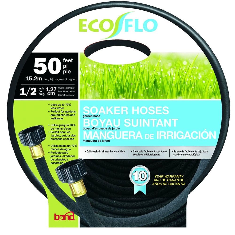 Soaker Garden Hose Bond 15m usa 70% menos água
