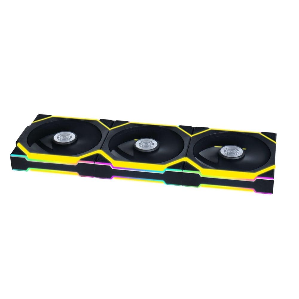 Ventilador Lian Li UNI Fan SL Wireless 120 mm ARGB, pacote triplo preto