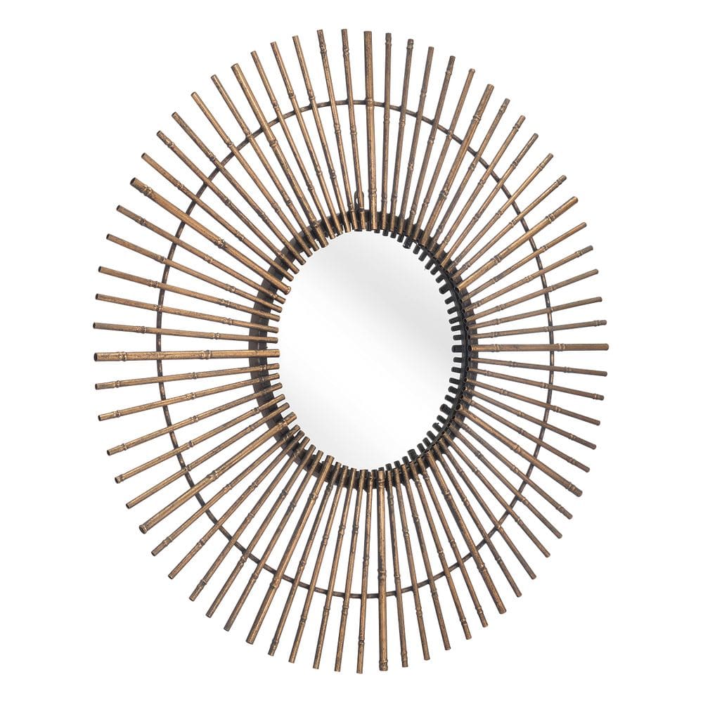 Espelho Zuo Modern Diamond Gold Frame Spot Clean