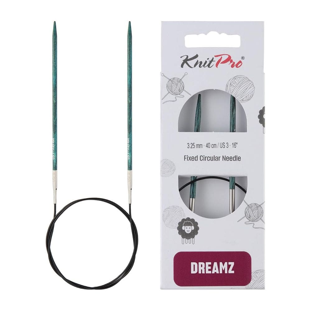 Agulhas circulares fixas KnitPro Dreamz 40cm US 3 (3,25 mm)