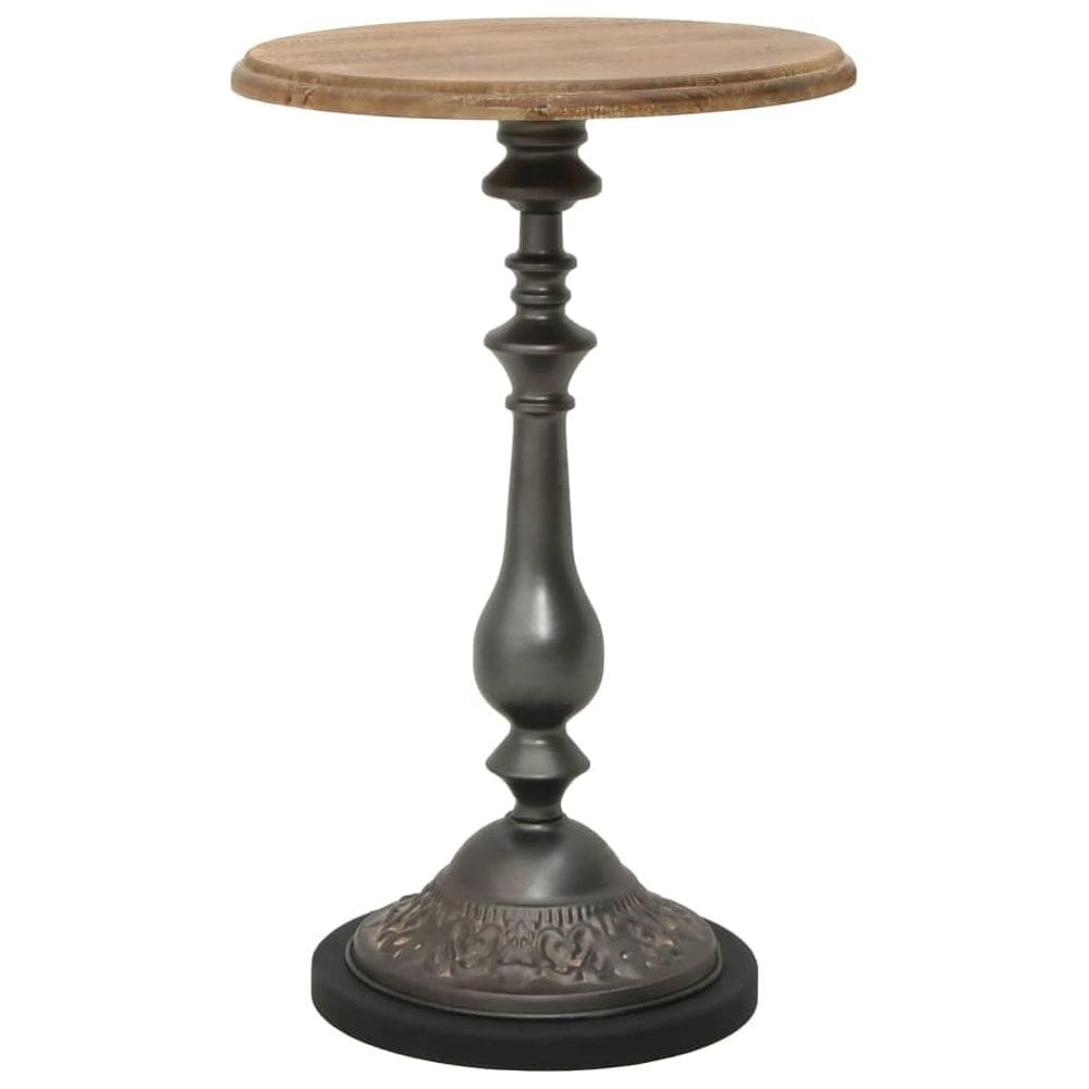 Mesa de cabeceira vidaXL Solid Fire Wood Brown Vintage Farmhouse