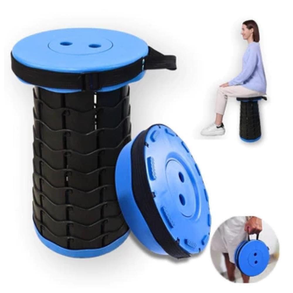 Cadeira Banco Dobravel Alca Bolsa Banqueta Retratil Acampamento Praia Pesca Fila Idoso Crinca Adulto