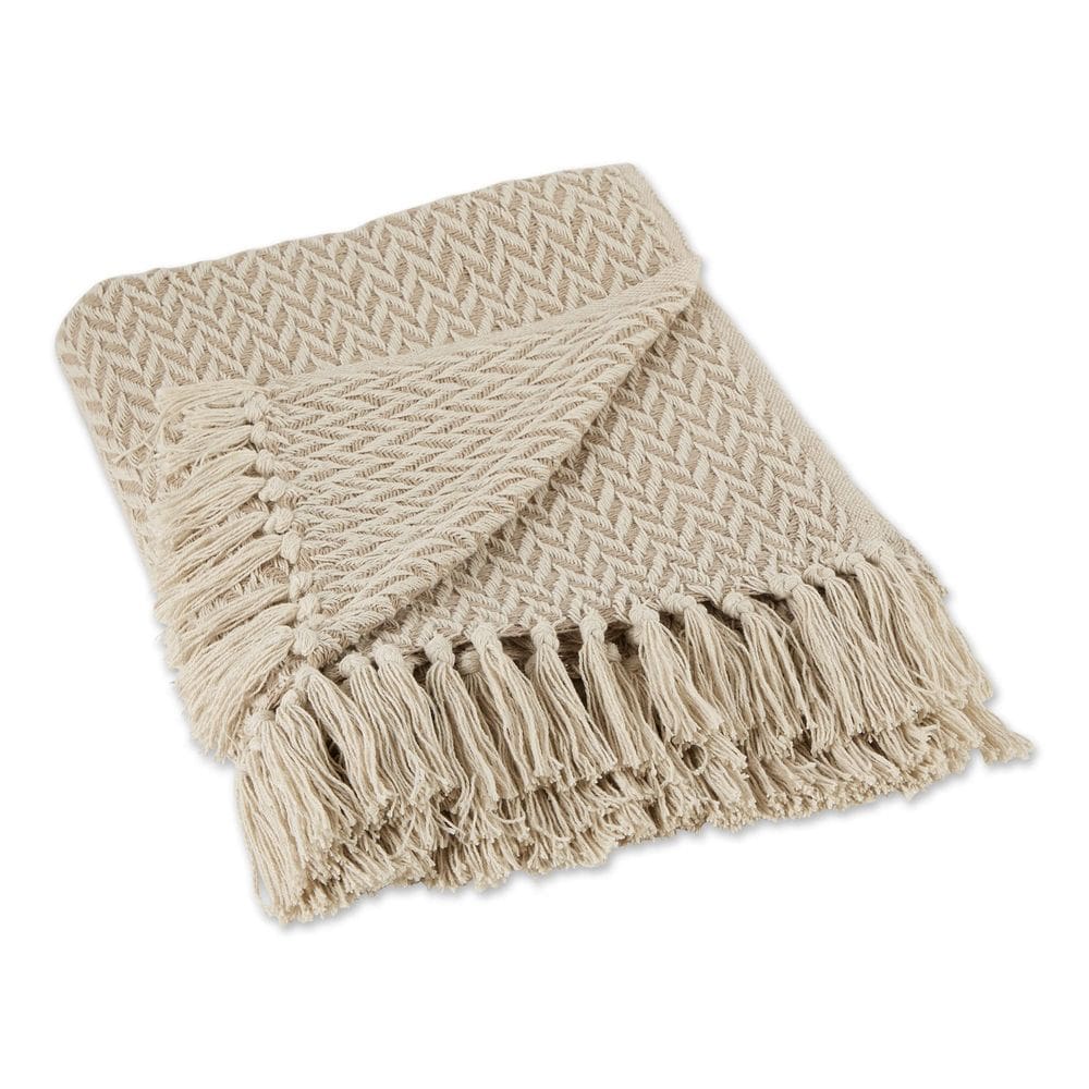 Manta Throw Blanket DII Modern Zig Zag de algodão 50x60cm