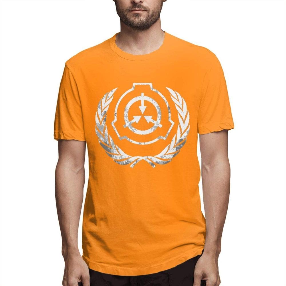 Camiseta GTUGHDK The SCP Foundation1 casual confortável laranja