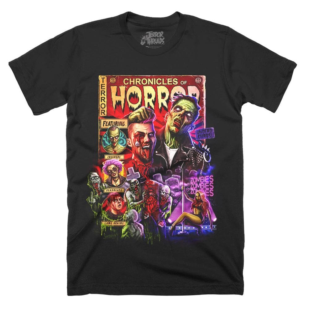 Camiseta ROCKINSTONE Chronicles Of Horror Undead Chaos Halloween