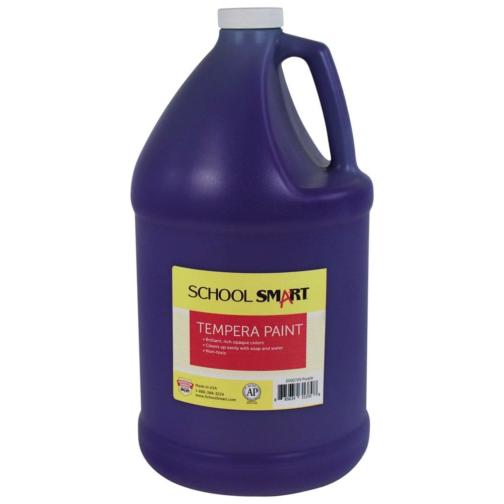 Garrafa Tempera Paint School Smart Purple de 1 galão